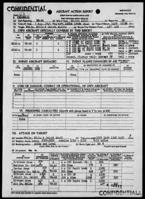 Thumbnail for VS-66 > ACA Rep #89-Bombing & strafing targets on islands of Wotje, Mille  & Jaluit Atolls, Marshalls on 8/5/45