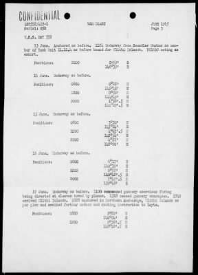 Thumbnail for USS LST-552 > War Diary, 6/1-30/45