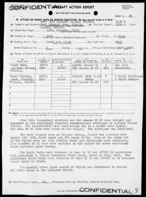 Thumbnail for VS-66 > ACA Reps Nos 85-86-Air opers against the Marshall Islands on 8/1 & 2/45