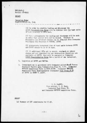 Thumbnail for COMTASK-GROUP 76.19 > Rep of opers in the movement of development forces to Luzon Island, Philippines, 3/14/45-4/24/45