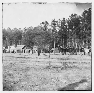 Thumbnail for 1215 - Chapin's Farm, Virginia. Gen. Godfrey Weitzel's headquarters and band of the 18th Corps