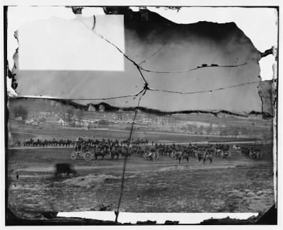 Thumbnail for 1303 - Washington, D.C., vicinity. 17th New York Battery, with horses harnessed to guns