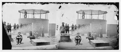 Thumbnail for 1367 - James River, Va. Sailors on deck of U.S.S. Monitor; cookstove at left