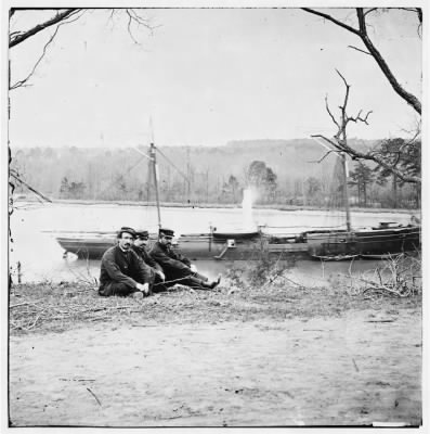 Thumbnail for 1498 - Unknown location. U.S. gunboat Kansas (built in 1863)