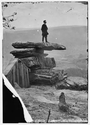 Thumbnail for 1667 - Chattanooga, Tennessee (vicinity). View of Umbrella Rock, Lookout Mountain