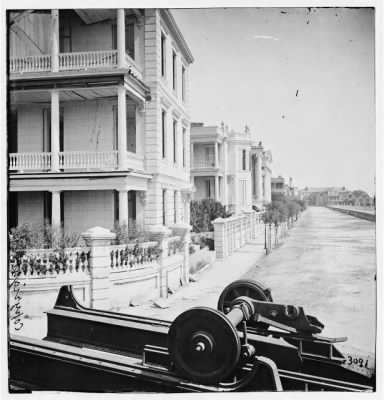 Thumbnail for 1704 - Charleston, S.C. East Battery; dismantled Blakely gun in foreground