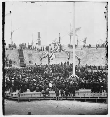 Thumbnail for 1719 - Charleston, South Carolina. Flag-raising ceremony at Fort Sumter