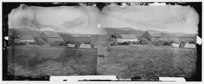 1740 - Keedysville, Maryland (vicinity). Smith's barn, used as a hospital after the battle of Antietam