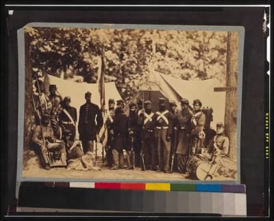 Thumbnail for 1902 - Group of Co. A, 8th New York State Militia, Arlington, Va., June, 1861