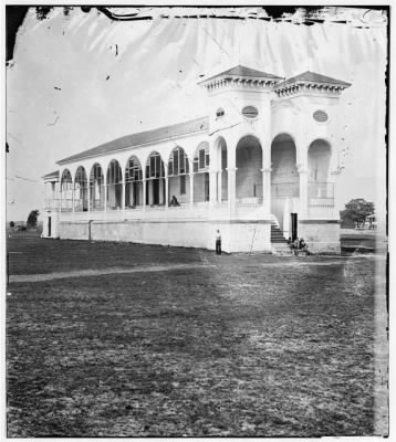 Thumbnail for 1921 - Charleston, South Carolina. Club house at the race course where Federal officers were confined