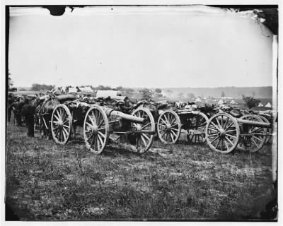 1937 - Richmond, Va., vicinity. 20-pdr. v Parrott rifled guns of the 1st New York Battery