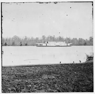 1939 - Appomattox River, Virginia. Boat on the Appomattox River