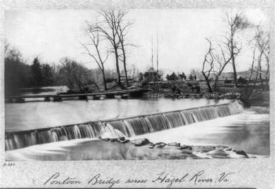 Thumbnail for 2121 - Pontoon Bridge across Hazel River, Va.