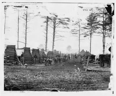 Thumbnail for 2127 - Brandy Station, Virginia (vicinity). Camp of the 18th Pennsylvania Cavalry