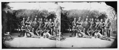 Thumbnail for 215 - Cumberland Landing, Virginia. Group of civilians and soldiers