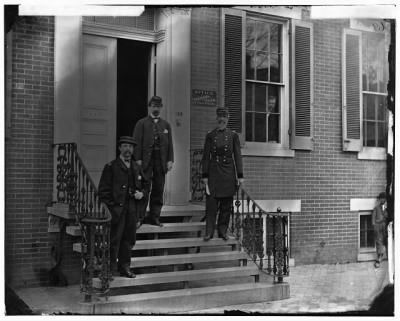 2188 - Washington, District of Columbia. Gen. William Hoffman (Commissary General of Prisoners) and staff