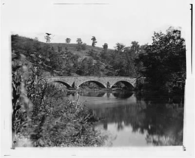 Thumbnail for 221 - Antietam, Maryland. Antietam bridge looking down stream