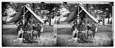 Thumbnail for 2250 - Fair Oaks, Virginia (vicinity). Gen. George Stoneman and staff