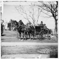 2251 - [City Point, Virginia.] Gen. Rufus Ingalls in buggy with colored boy - Page 1