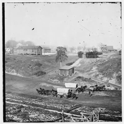 Thumbnail for 2444 - City Point, Virginia. Supply wagons of 2d Brigade, 2d Corps