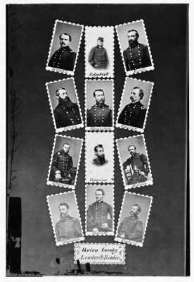 2450 - Union Cavalry leaders & raiders: Averill, Kilpatrick, Rauls, Gregg, Sheridan, Custer, Streight, Grierson, Wilson, Stoneman, Merritt, and Torbert