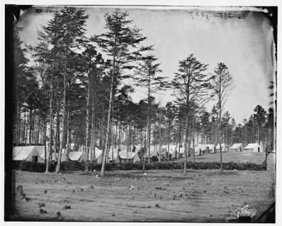 Thumbnail for 2459 - Brandy Station, Virginia. Headquarters, Army of the Potomac. Eastern half of the camp