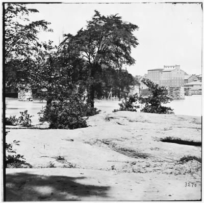 2499 - Richmond, Virginia. Ruins of Mayo's bridge