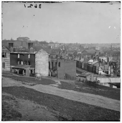253 - Richmond, Virginia. View of burnt district from Gamble's Hill