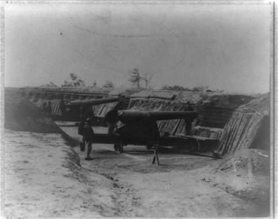 Thumbnail for 2545 - Interior view of Fort Brady, James River, Va., near Dutch Gap Canal