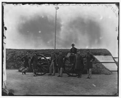 Thumbnail for 2728 - Washington, District of Columbia. Sergeants of 3d Regiment Massachusetts Heavy Artillery at Fort Totten