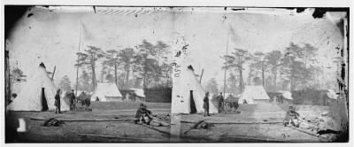 Thumbnail for 2761 - Yorktown, Va., vicinity. Gen. George B. McClellan's tent, Camp Winfield Scott