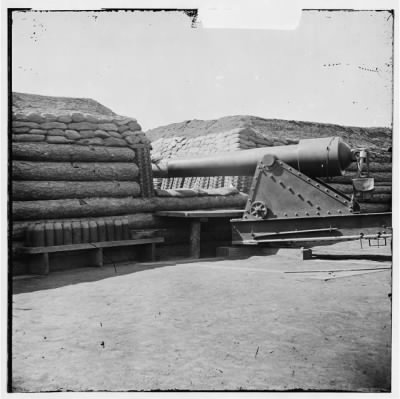 Thumbnail for 2767 - Aiken's Landing, Virginia (vicinity). Interior view of Fort Brady on the James River