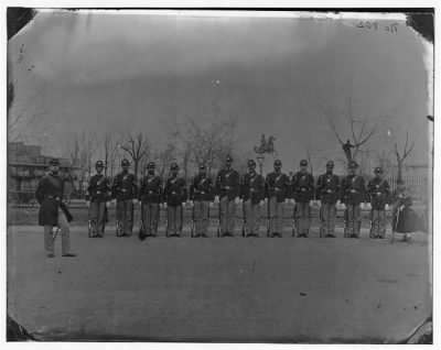 Thumbnail for 2769 - Washington, D.C. Noncommissioned officers of Company H, 10th Veteran Reserve Corps, at Washington Circle