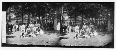 2773 - Fauquier Sulphur Springs, Virginia. Officers of the 60th New York Volunteers