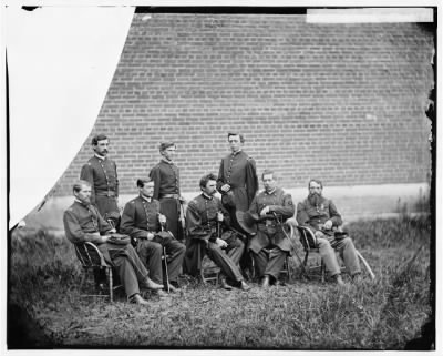 2797 - Washington, D.C. Gen. John F. Hartranft and staff, responsible for securing the conspirators at the Arsenal