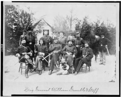 2853 - Brig. General William Gamble & staff