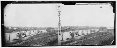 2908 - Fredericksburg, Virginia. View of town from east bank of the Rappahannock