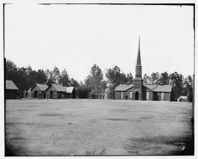 Thumbnail for 2931 - Poplar Grove, Virginia. Officer's quarters and church. 50th New York Engineers