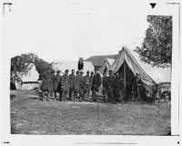 2982 - Antietam, Md. President Lincoln with Gen. George B. McClellan and group of officers - Page 1