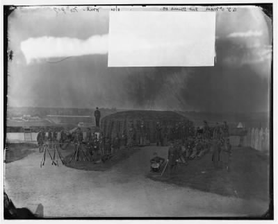 Thumbnail for 3133 - District of Columbia. Detachment of Company F 3d Regiment Massachusetts Heavy Artillery in Fort Stevens