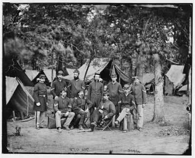 Thumbnail for 3187 - Bealeton, Va. Officers and noncommissioned officers of Co. D, 93d New York Infantry