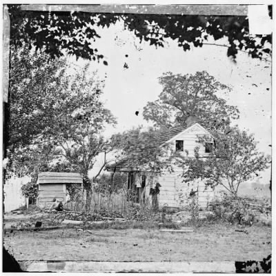 Thumbnail for 3209 - Gettysburg, Pa. The Bryan house on 2d Corps line, near scene of Pickett's Charge