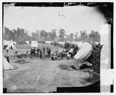 Thumbnail for 3225 - Yorktown, Va., vicinity. Headquarters of Gen. George B. McClellan, Camp Winfield Scott