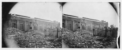 3260 - Petersburg, Virginia. Gas works showing the effect of bombardment