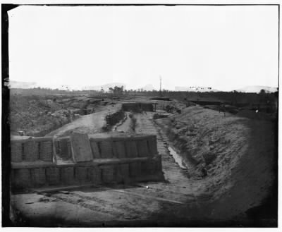 Thumbnail for 3328 - Petersburg, Virginia. View on the Petersburg lines from the right of Fort Sedgwick