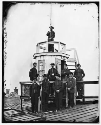 3343 - Washington, D.C. Central Signal Station, Winder Building, 17th and E Streets NW, and Signal Corps men