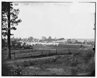 Thumbnail for 3518 - Culpeper, Va. Encampment on the edge of town