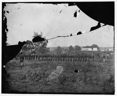 Thumbnail for 3523 - Fairfax Courthouse, Virginia. 8th U.S. Infantry Provost Guard at headquarters, Army of the Potomac