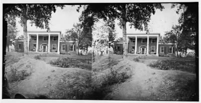 Thumbnail for 3525 - Fredericksburg, Va. Marye house, with rifle pits in front