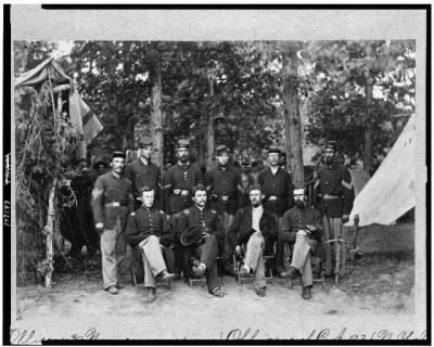 Thumbnail for 3577 - Officers and non-commissioned officers of Co. J(?), 93d N.Y. Inf'y., Bealton, Va.